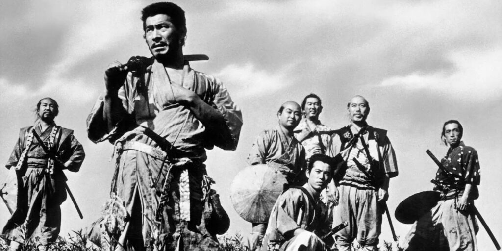 Seven Samurai از بهترین فیلم های اکشن 