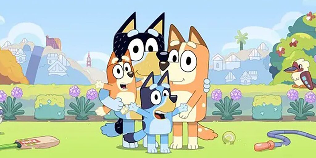 Bluey از بهترین انیمیشن های سریالی