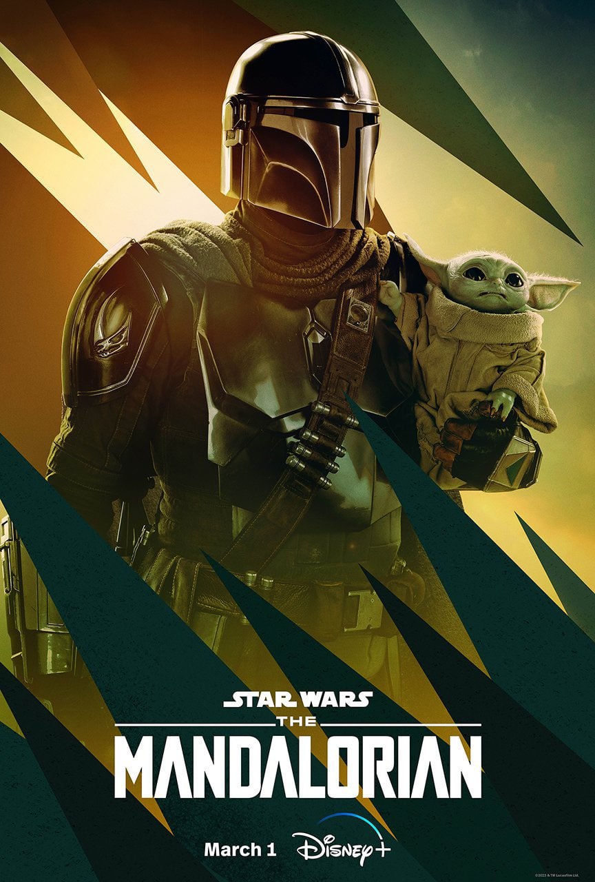 پوستر شخصیت های فصل 3 Mandalorian