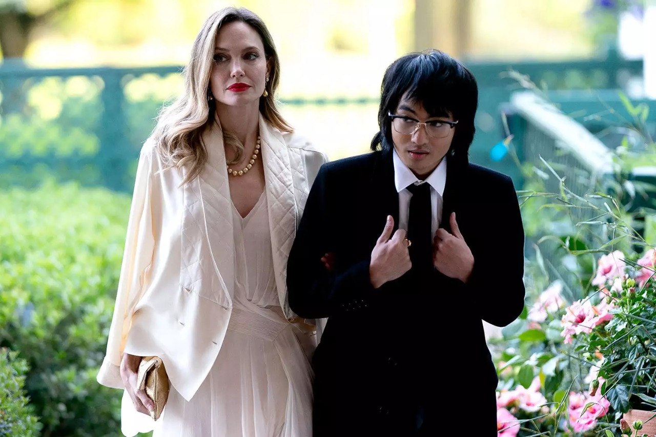آنجلینا جولی و پسرش در کاخ سفید