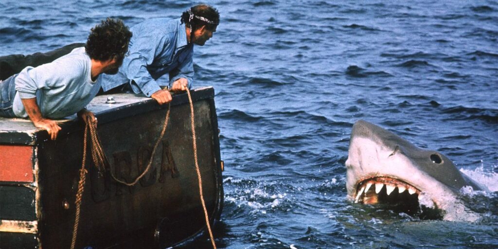 Jaws از فیلم های آرواره ها