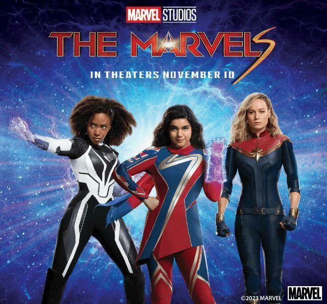 پوستر تبلیغاتی فیلم The Marvels