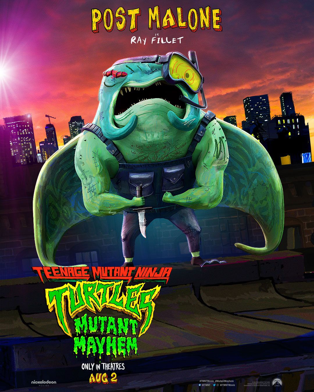 پوستر کاراکترهای Teenage Mutant Ninja Turtles