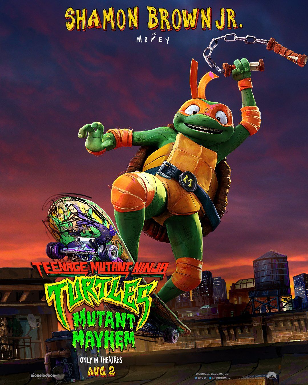 پوستر کاراکترهای Teenage Mutant Ninja Turtles
