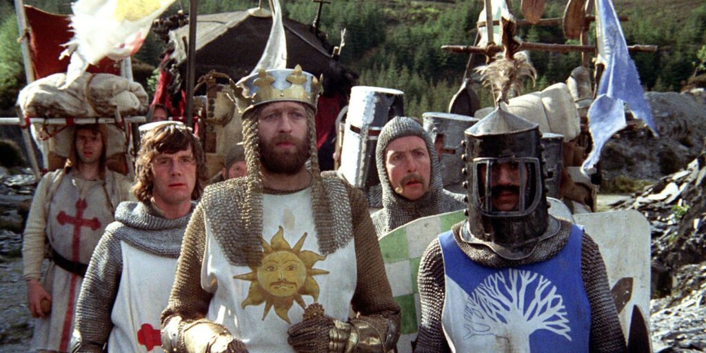 Monty Python and the Holy Grail بهترین فیلم های سال 1975